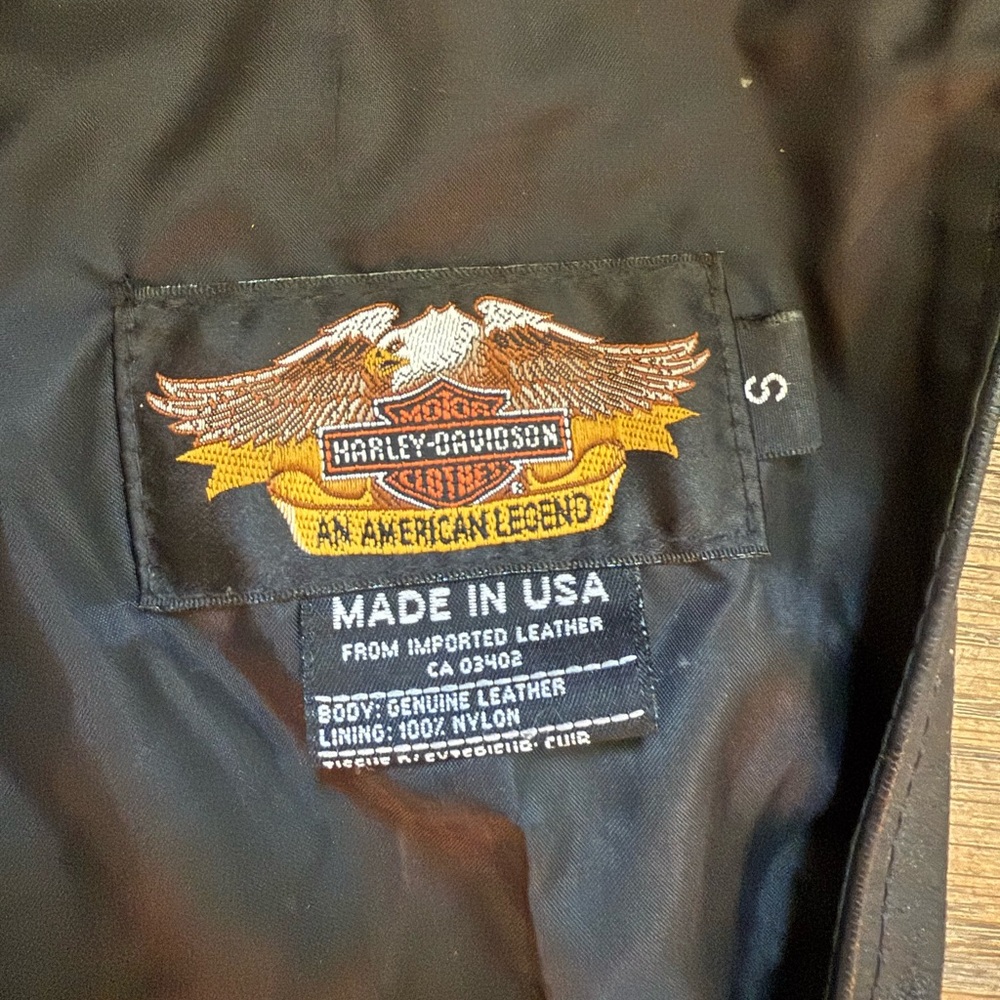 Harley-Davidson Black Leather chaps